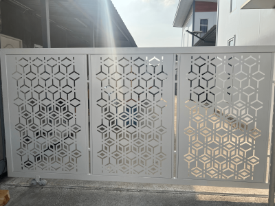 Metal Gate & Plastwood Partition/ประตูเหล็กฉลุลาย ฉากกันพลาสวูด Metal Gate & Plastwood Partition/ประตูเหล็กฉลุลาย ฉากกันพลาสวูด