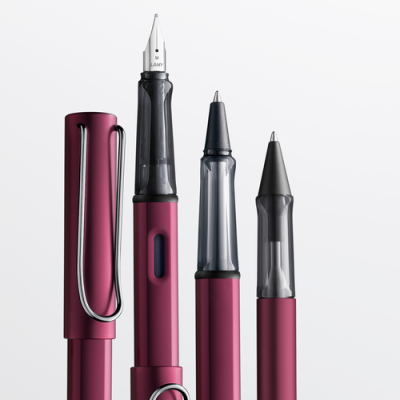 LAMY AL-star rollerball pen black purple LAMY AL-star rollerball pen black purple