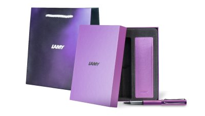 LAMY Box Set Pouch AL-star rollerball lilac