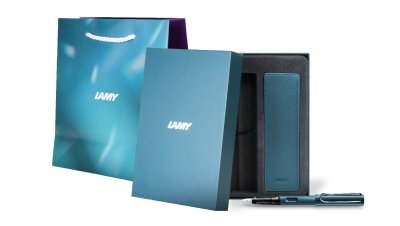 LAMY Box Set Pouch AL-star fountain petrol