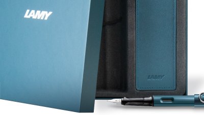 LAMY Box Set Pouch AL-star fountain petrol