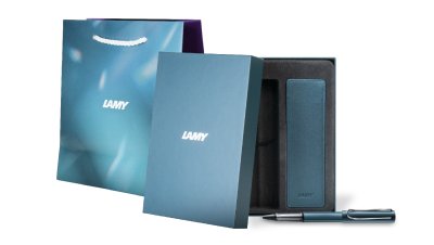 LAMY Box Set Pouch AL-star rollerball petrol