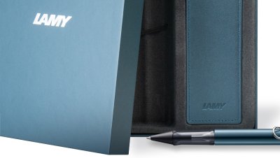 LAMY Box Set Pouch AL-star ballpoint petrol