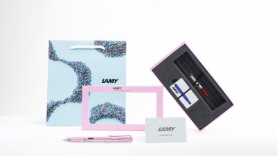 LAMY Box Set safari fountain pen lightrose
