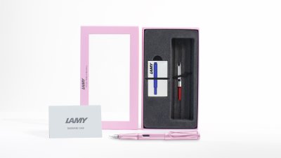 LAMY Box Set safari fountain pen lightrose