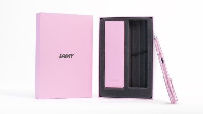 LAMY Box Set Pouch safari fountain pen lightrose