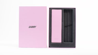 LAMY Box Set Pouch safari rollerball pen lightrose