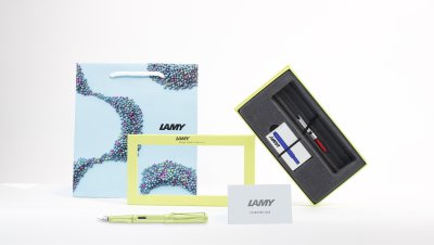 LAMY Box Set safari fountain pen springgreen