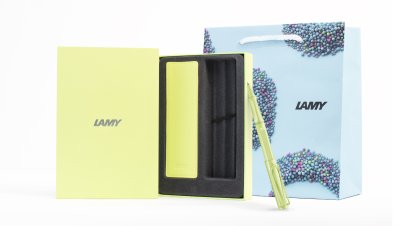 LAMY Box Set Pouch safari rollerball pen springgreen