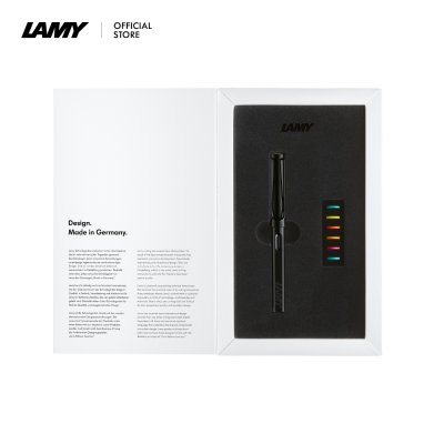LAMY safari Fountain Pen ALL BLACK 6 RINGS