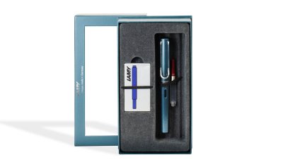 LAMY AL-star fountain pen Set PETROL Nib F