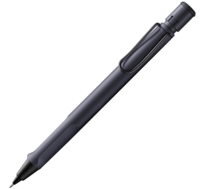 LAMY safari mechanical pencil Steel Black LAMY safari mechanical pencil Steel Black
