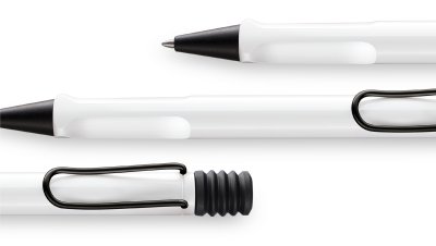 LAMY safari ballpoint pen white/black