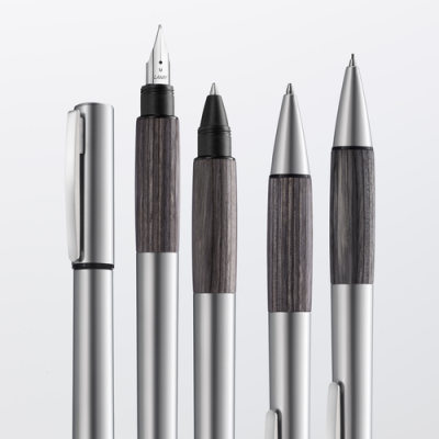 LAMY accent fountain pen silver-wood