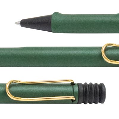 LAMY safari ballpoint pen green/gold