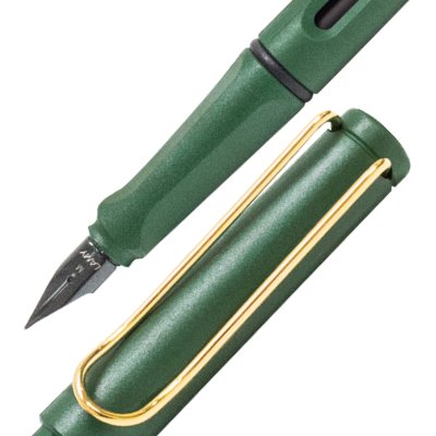 LAMY safari fountain pen green/gold