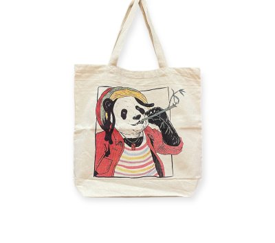 Summer Bag Rasta Panda Funny Beach Cotton No Time Brand Thailand