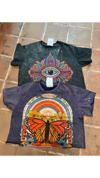 2 women crop top m sz