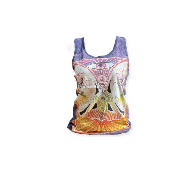 No Time Women Shirt Tank Top Chakra Yoga Thailand No Time S