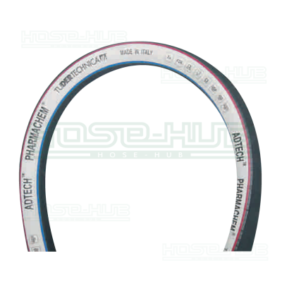 P-0054 TEFLON™ PTFE  Black, delivery hose for the chemical, foodstuff Hose-Hub