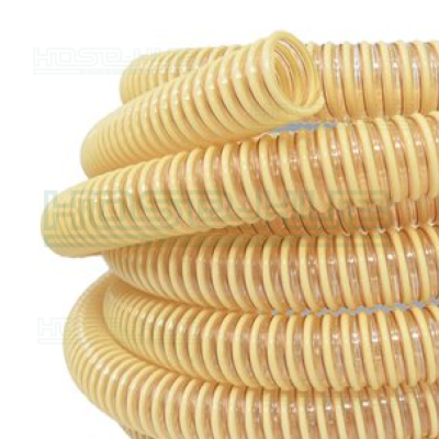 PU Hose With Electric Wire หนักเบา,ป้องกันการขีดข่วน,ลักษณะพื้นผิวของชั้นภายในเรียบ,มีความยืดหยุ่น ทนต่อสารเคมีได้ดีและทนต่อรังสียูวีและโอโซนได้ดี 