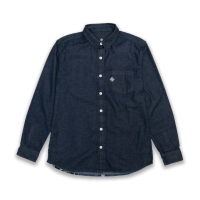 Denim Patchwork Akin Shirt