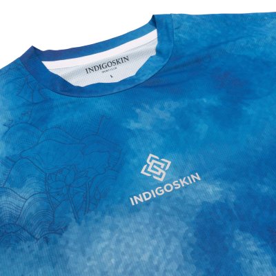 Indigoskin Running Division “Blu Dye” Dry Knit Run Tee