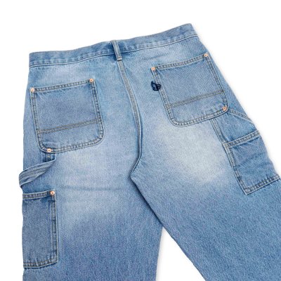 [ Pre-Order] - Indigoskin Double Knee Denim Washed Pant