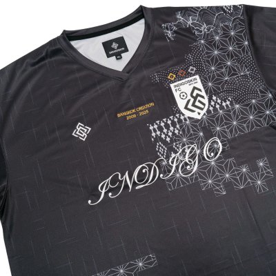 [PRE-ORDER]-Indigoskin Classic Football Jersey Dark Fenomeno (Black / Dark Grey)