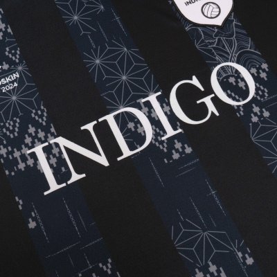 Indigoskin Midnight Classic Football Jersey (Black - Navy) Long Sleeve (Exclusive Online Store)