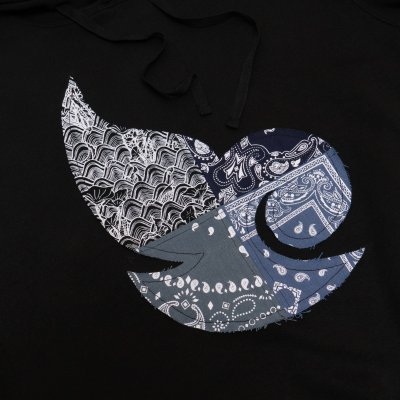 Indigoskin Logo Patchwork 15th Anniversary Hoodie