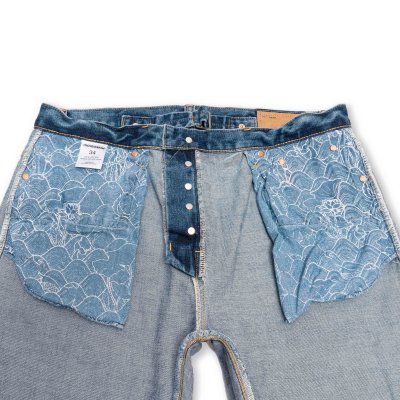 Indigoskin Union “Uncle Jeans” Vintage Washed Straight Fit Indigoskin Union “Uncle Jeans” Vintage Washed Straight Fit
