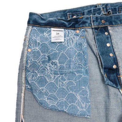 Indigoskin Union “Uncle Jeans” Vintage Washed Straight Fit Indigoskin Union “Uncle Jeans” Vintage Washed Straight Fit
