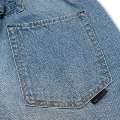 Indigoskin Vintage Denim Easy Pants “Vintage Washed”