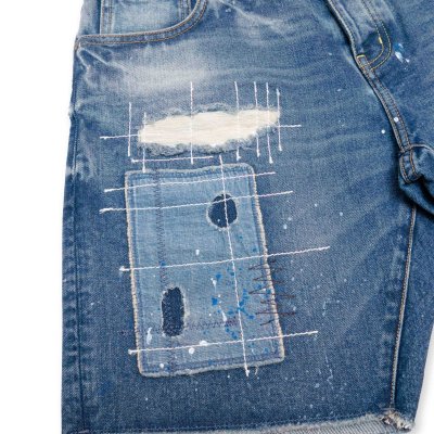 Pre-Indigoskin Washed Denim Shorts “Old Times' Sake” 15th Anniversary