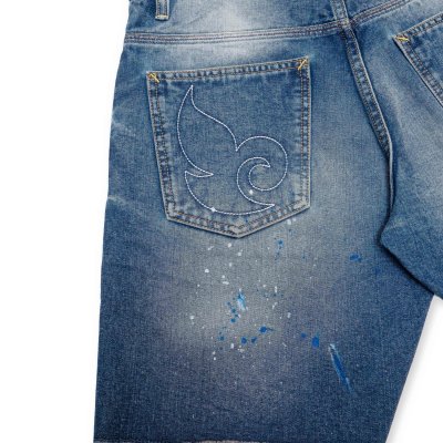 Pre-Indigoskin Washed Denim Shorts “Old Times' Sake” 15th Anniversary