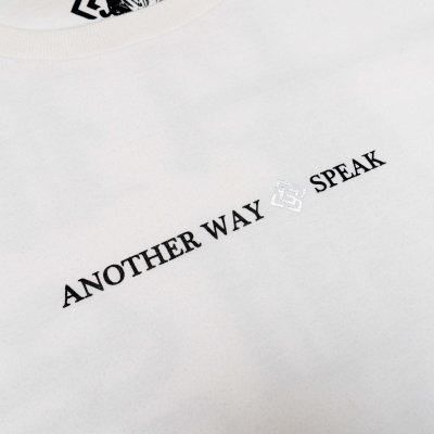 ANOTHER WAY WE SPEAK X INDIGOSKIN Logo Tee