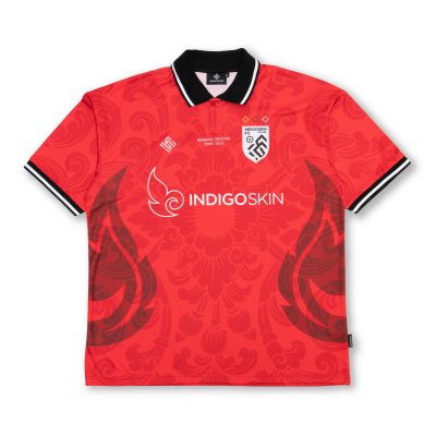 Indigoskin Classic Football Jersey “Spirit of Fire” (Red - Black)