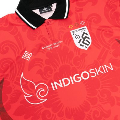 Indigoskin Classic Football Jersey “Spirit of Fire” (Red - Black)
