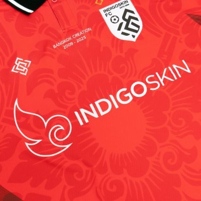 Indigoskin Classic Football Jersey “Spirit of Fire” (Red - Black)