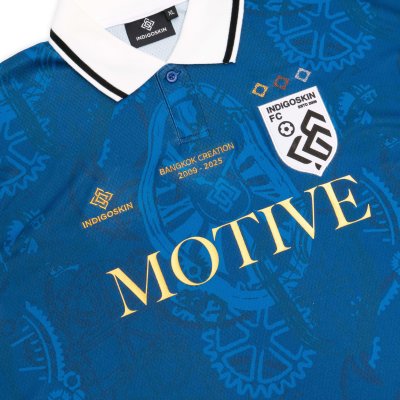 Indigoskin Classic Football Jersey “Indigo in Time” (Indigo - White)