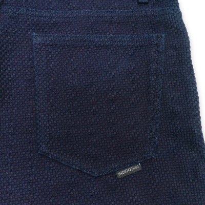 Indigoskin Sashiko 5 Pocket Shorts 15th Anniversary “Zen”