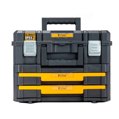 ชุดกล่องเครื่องมือพร้อมกล่องลิ้นชัก 2 ชั้น  TSTAK SIZE DEWALT รุ่น DWST83395-1