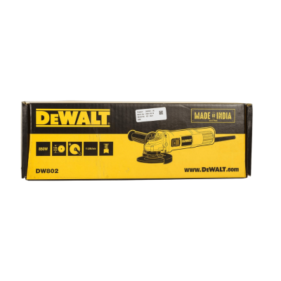 เครื่องเจียรไฟฟ้า 4 นิ้ว 850W. DEWALT รุ่น DW802-B1 (สวิตช์เลื่อนข้าง)