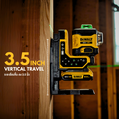 DEWALT DCLE34035B-XJ 12-Line Green Laser Level 18V XR
