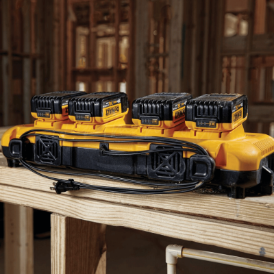 DEWALT Multi-Port Fast Battery Charger – Model DCB104-QW