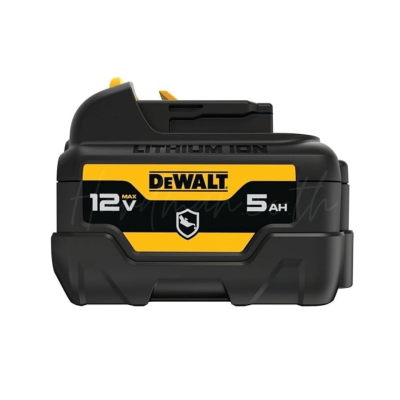 แบตเตอรี่ 12V Max 5.0 Ah DEWALT รุ่น DCB126G-B1 (กันน้ำมัน)