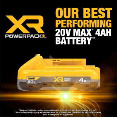 DEWALT Powerpack Battery (DCB2104-B1), 4Ah