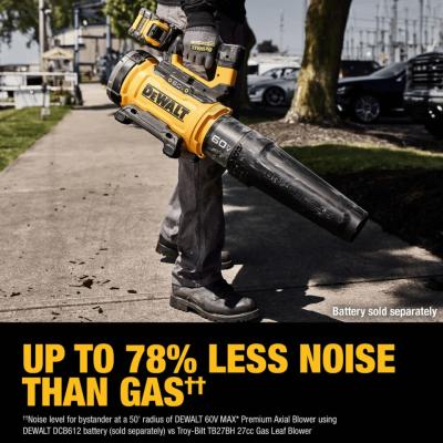 เครื่องเป่าเศษใบไม้ 60V DEWALT รุ่น DCBL777B (เครื่องเปล่า)