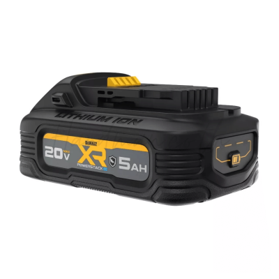 แบตเตอรี่ Powerstack 20V 5.0 Ah DEWALT รุ่น DCBP520G-B1 (กันน้ำมัน)